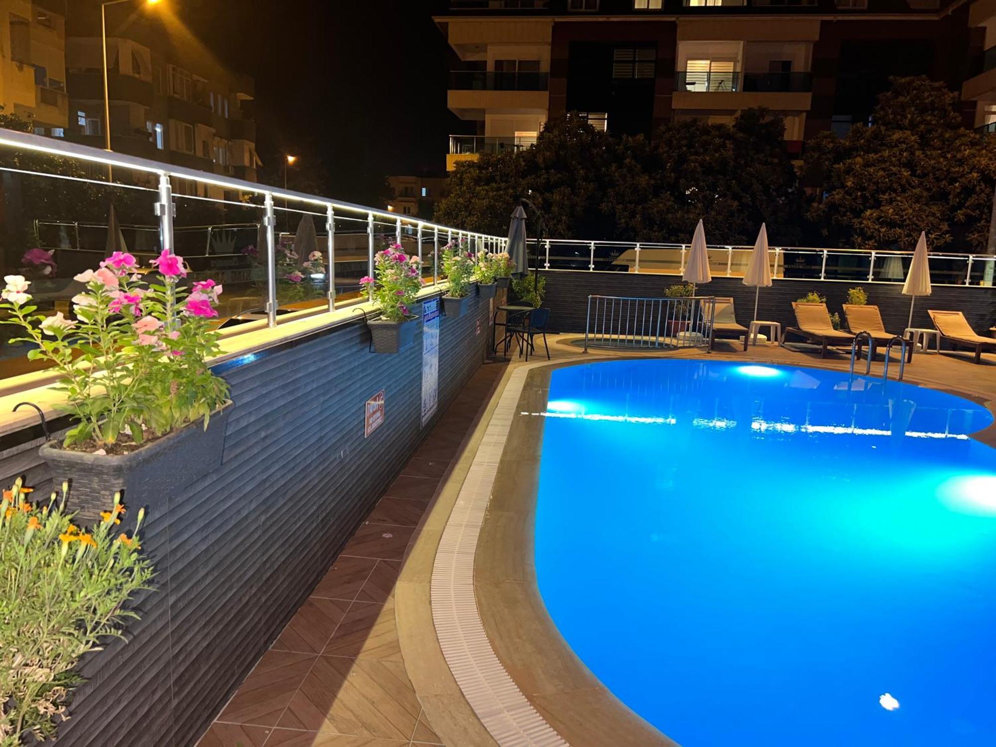 Aparthotel Cleopatra King Apart Alanya Exterior foto