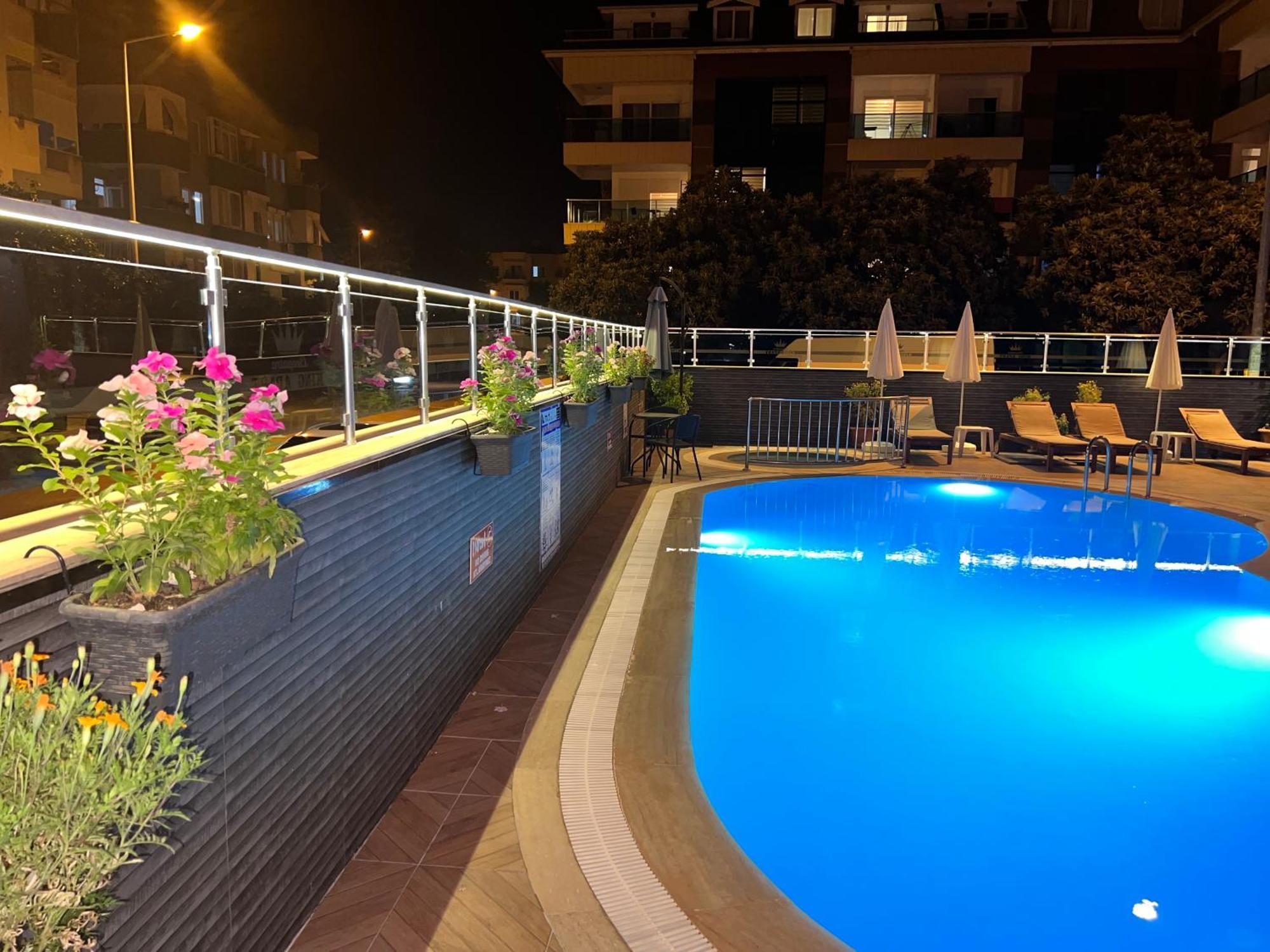 Aparthotel Cleopatra King Apart Alanya Exterior foto